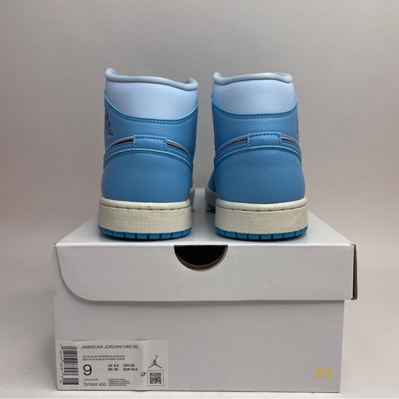 Nike Air Jordan 1 Retro Mid SE WMNS “Ice Blue/Powder Blue” 2023 - Picture 4 of 4